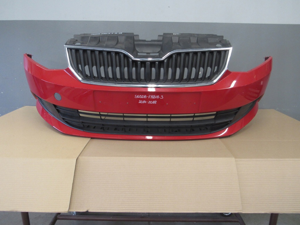 фото №1, Skoda fabia 3 2014-2018 бампер перед