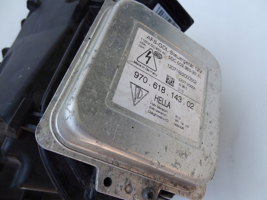 фото №12, Комплектна ліва лампа перед bi-xenon led 97063105705 porsche panamera 970