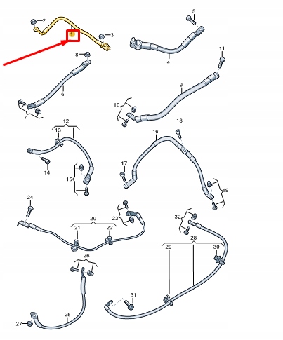 фото №1, Audi e-tron gt positive акумулятор кабель rhd 9ja971199a