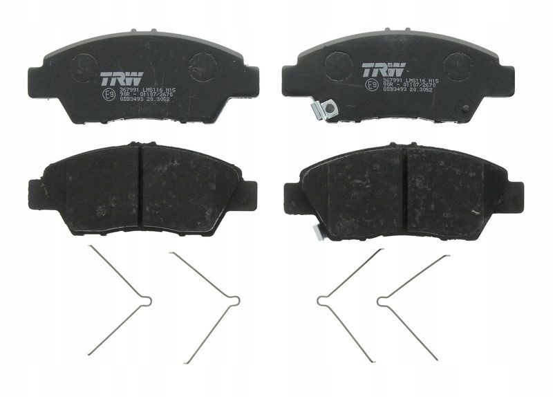 фото №1, Гальмівні колодки гальмівні перед trw gdb3493