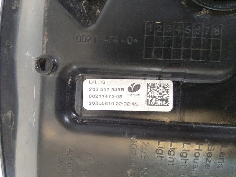 фото №4, Renault zoe lift лампа задняя