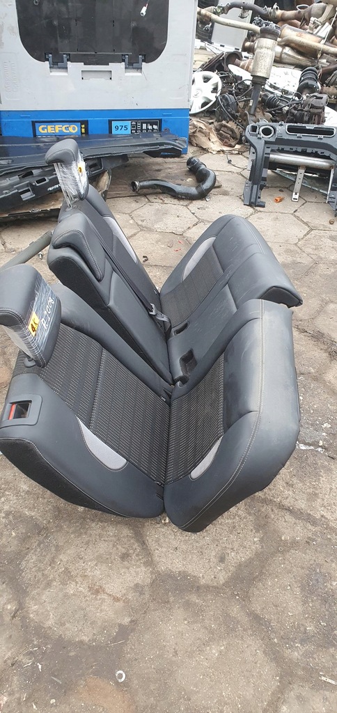 фото №8, Комплект сиденья перед заднее сиденье задняя anglik uk pół кожа peugeot 2008 i