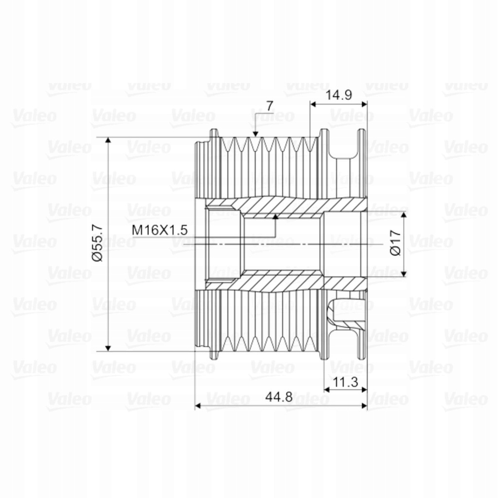фото №12, Генератор - зчеплення односторонній valeo 588060 588060