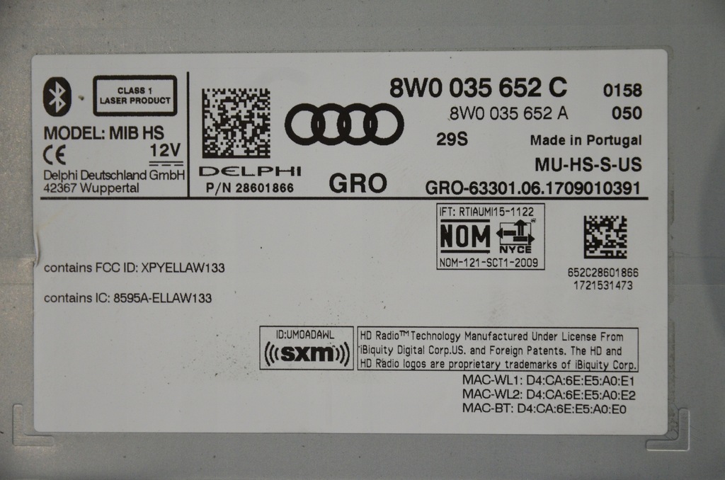 фото №5, Навігація mmi audi q5 a4 a5 s5 комплект 8w0035652c