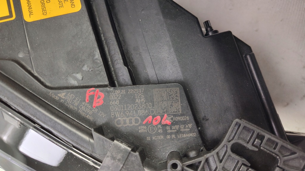 фото №12, Audi a5 rs5 8w6 lift laser light правый левый фара лампа левая правая