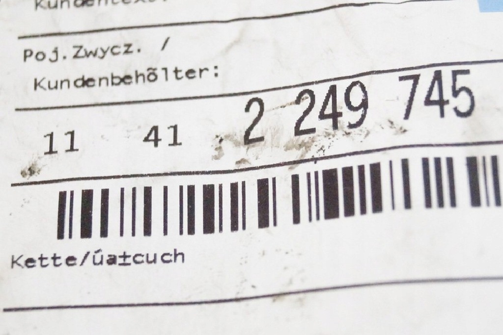 фото №6, Ланцюг насоса оливи bmw 3 e46 11412249745 2249745 оригінальний новий