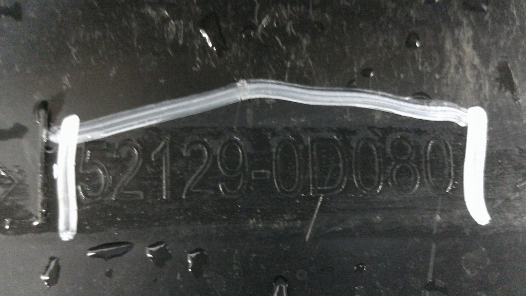 фото №8, Накладка dół решітка бампера перед toyota yaris cross 2020- 52129-0d080