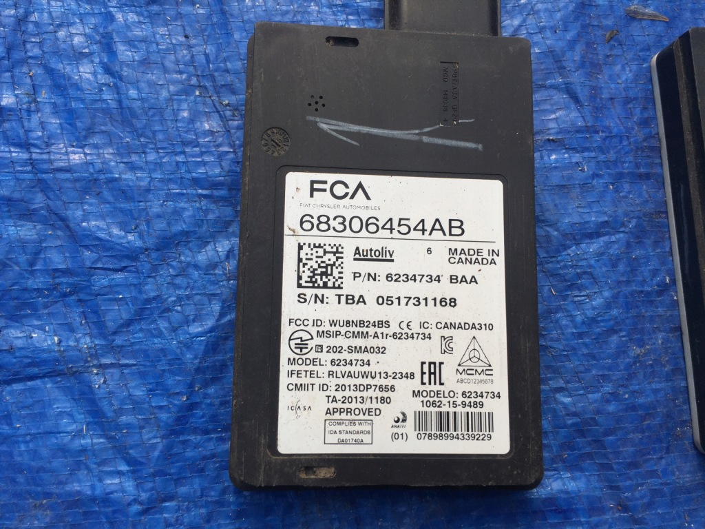 фото №2, Chrysler pacifica 16 17 модуль blis датчик радар