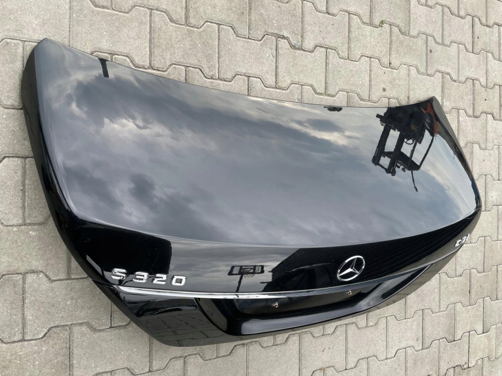 фото №4, Mercedes s w221 крышка багажника задняя цвет c197 комплектная