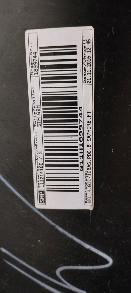 фото №12, Бампер усилитель задняя bmw 7 g11 g12