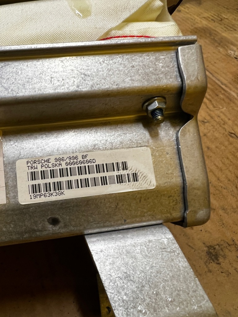 Комплект  подушка воздушная подушка безопасности водителя пассажира porsche carrera 911 996 с Разборки