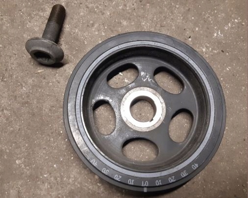 фото №1, Mercedes 2.0 cdi шкив коленчатого вала a6400300503