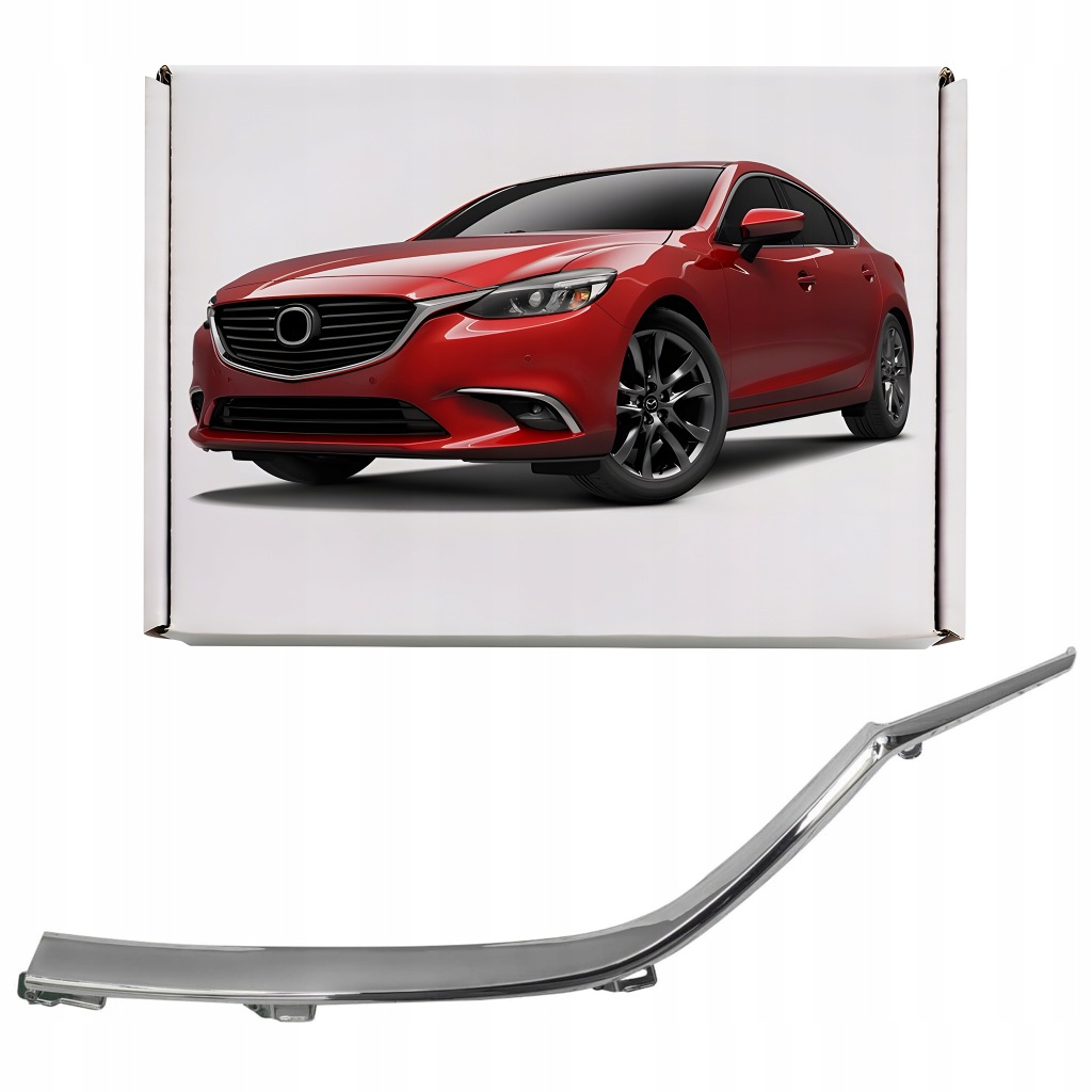 фото №1, Mazda 6 iii gj 2012-2018 хромована молдинг решітка ліва ghp9507k1c