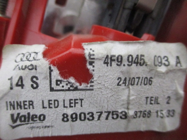 Audi a6 c6 avant универсал левая фара led задний крышки с Разборки