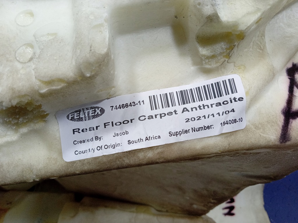 фото №5, Bmw x3 g01 f97 обшивка пол задняя 7446643