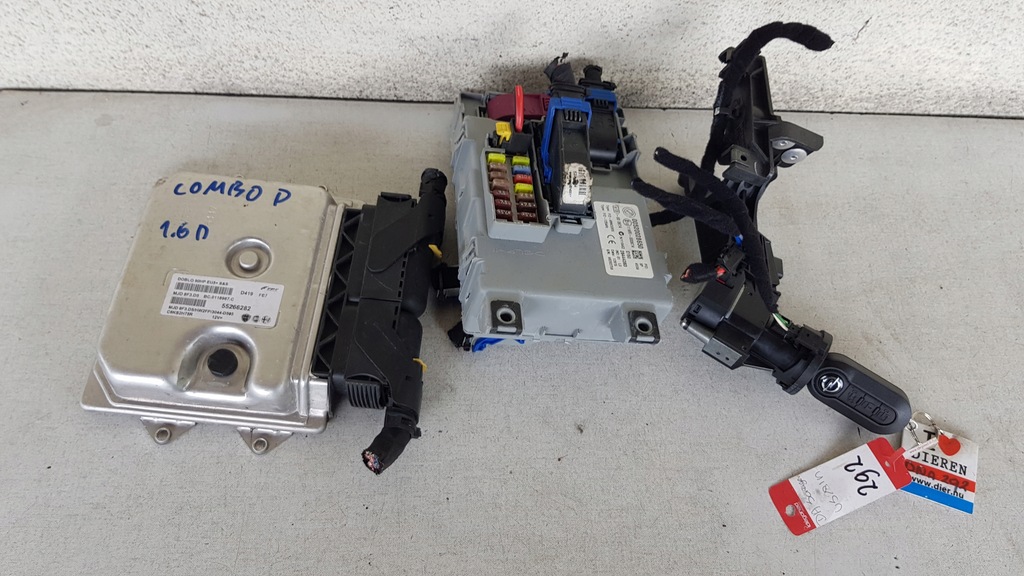 фото №1, Бортовой компьютер набор opel combo d 1.3 cdti