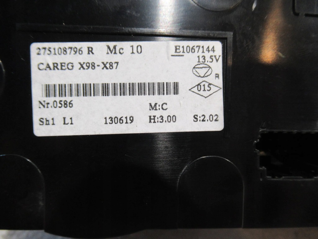 фото №5, Панель кондиционера 275108796 renault clio iv