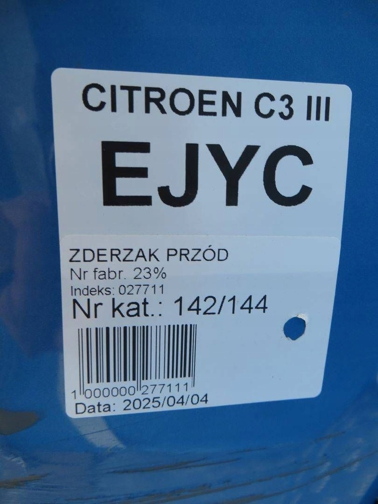 фото №13, Citroen c3 iii бампер перед ejyc 16-