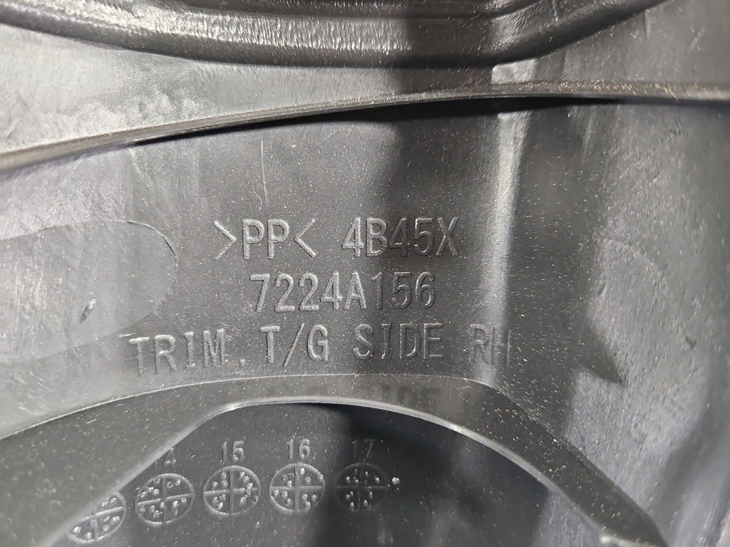 фото №13, Оббивка кришки обшивка багажника mitsubishi outlander iii 12- 7224a153xa