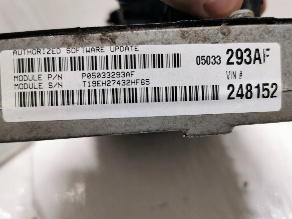 фото №6, Блок управления двигателя chrysler pt cruiser 2.4 05033293af all/j/8