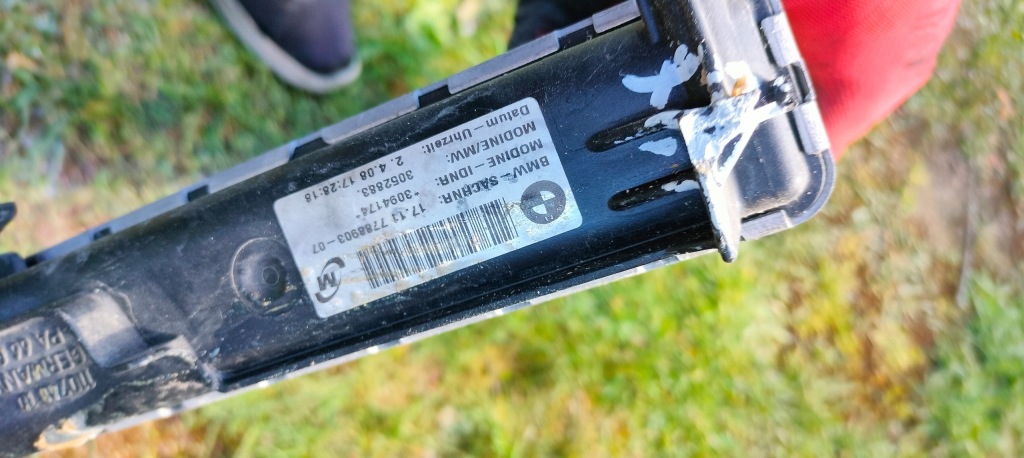 Радіатор води кондиціонер bmw 1 e87 118d Зі Шроту