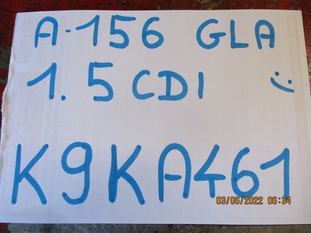 фото №5, Двигатель двигатель mercedes gla 1.5 cdi