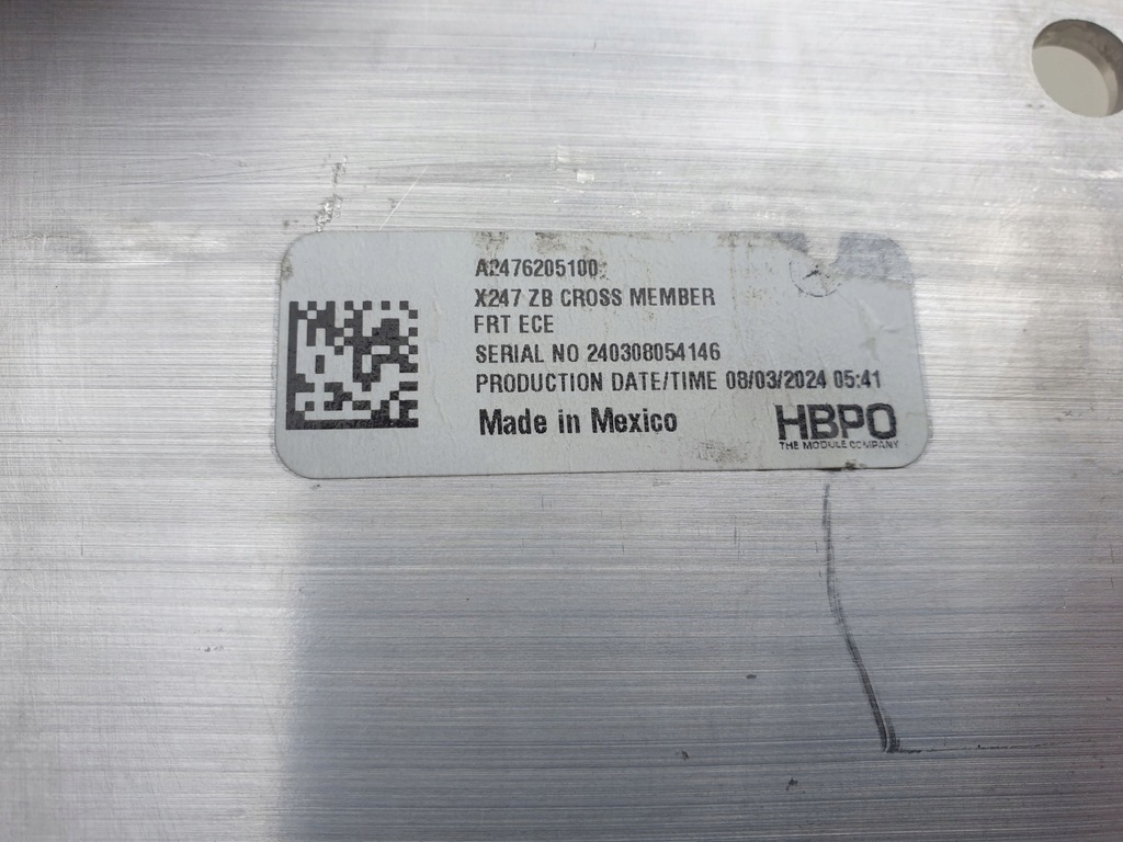 фото №15, Mercedes glb a247 x247 19- балка pod бампер перед a2476205100 a2476203301