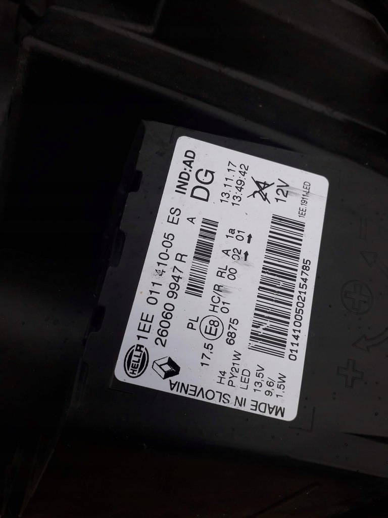 фото №6, Лампа ліва передня renault trafic iii lift led