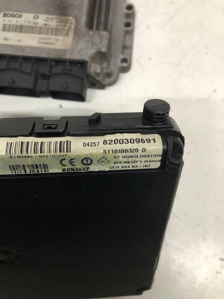 фото №5, Блок керування набір стартовий renault megane ii 1.9 dci 0281011776
