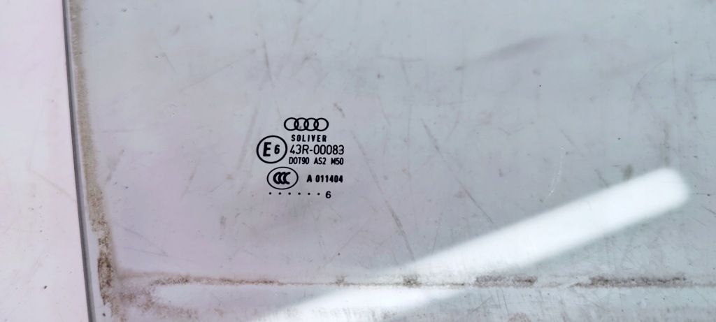 фото №3, Скло двері правий перед audi a6 c6 2006r