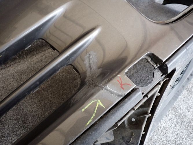 фото №5, Vw touareg lift 07- бампер передний перед