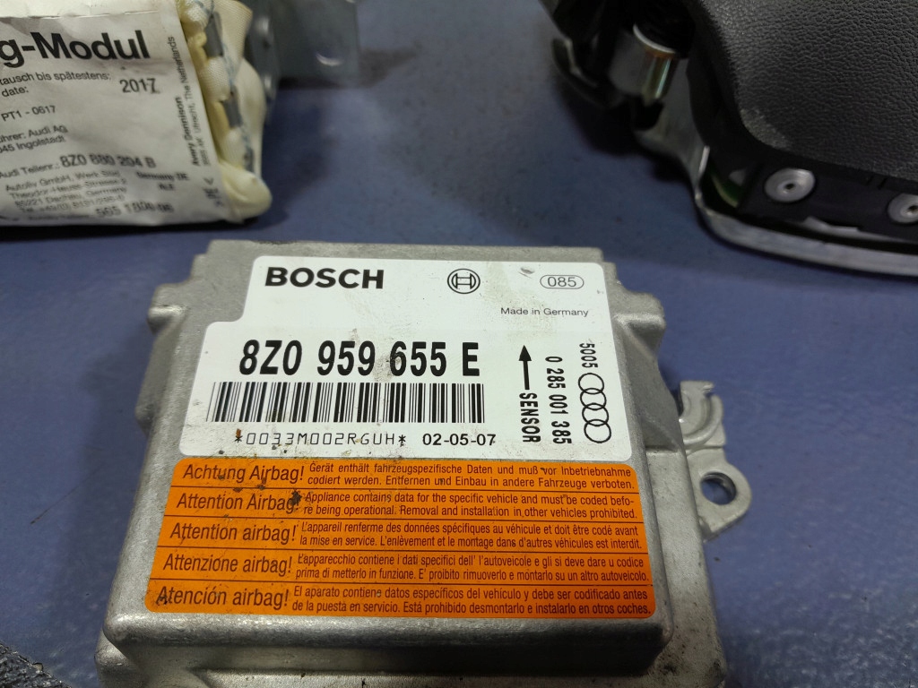 фото №7, Audi a2 панель приладів приладова панель приладів pulpit подушки безпеки ремені eu