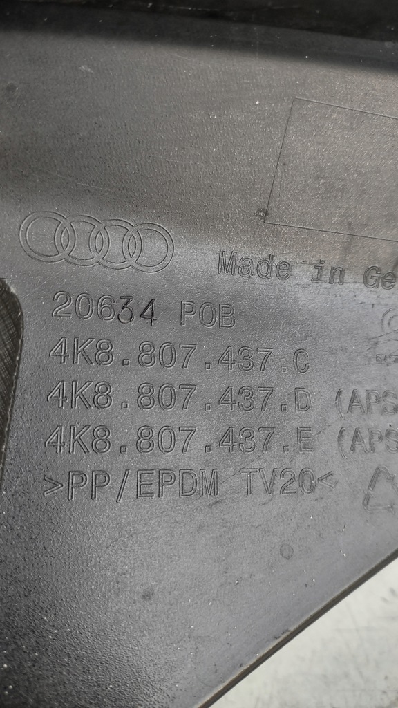 фото №12, Audi a7 c8 4k8 s-line 17-21 бампер перед передній 4k8807437c 6xpdc+ spr
