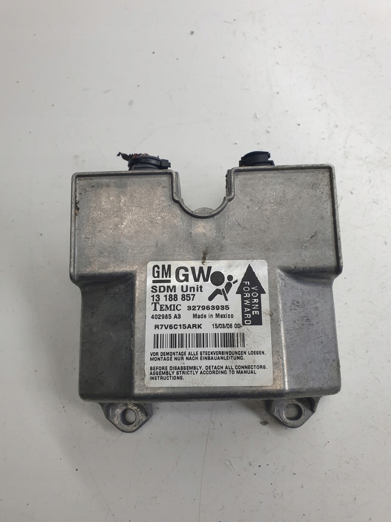 фото №1, Модуль датчик подушка безпеки opel astra h 13188857