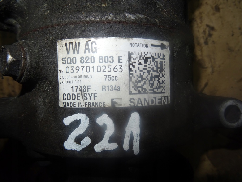 фото №5, Компресор кондиціонера компресор passat b6 2.0tdi