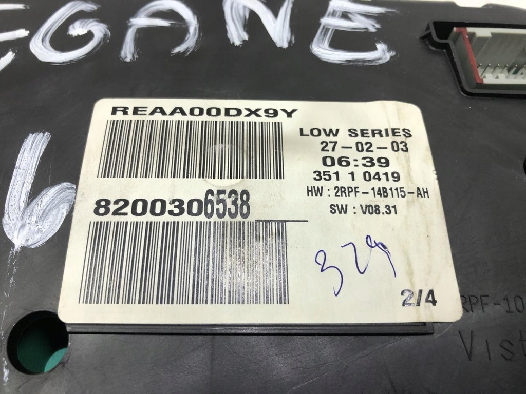 фото №10, Лічильник прилади renault megane ii 8200306538 1.6