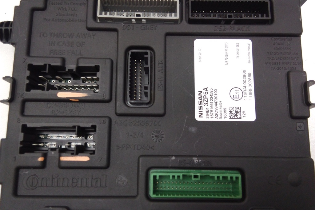 фото №7, Модуль комфорта nissan pulsar хэтчбек c13 284b13zp5a 1.5l дизель 81kw