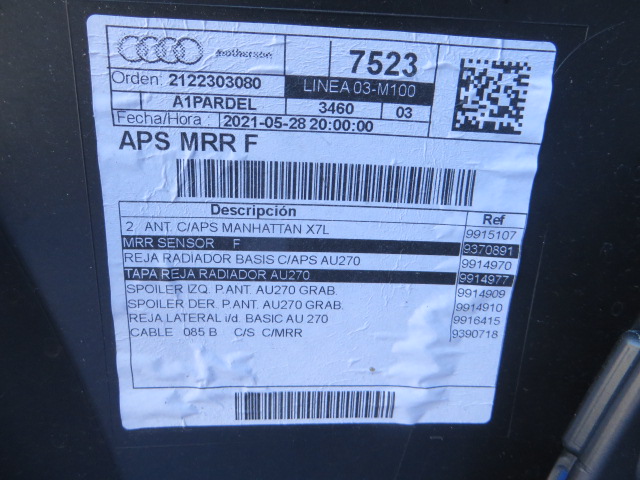 фото №10, Audi a1 82a бампер передній перед