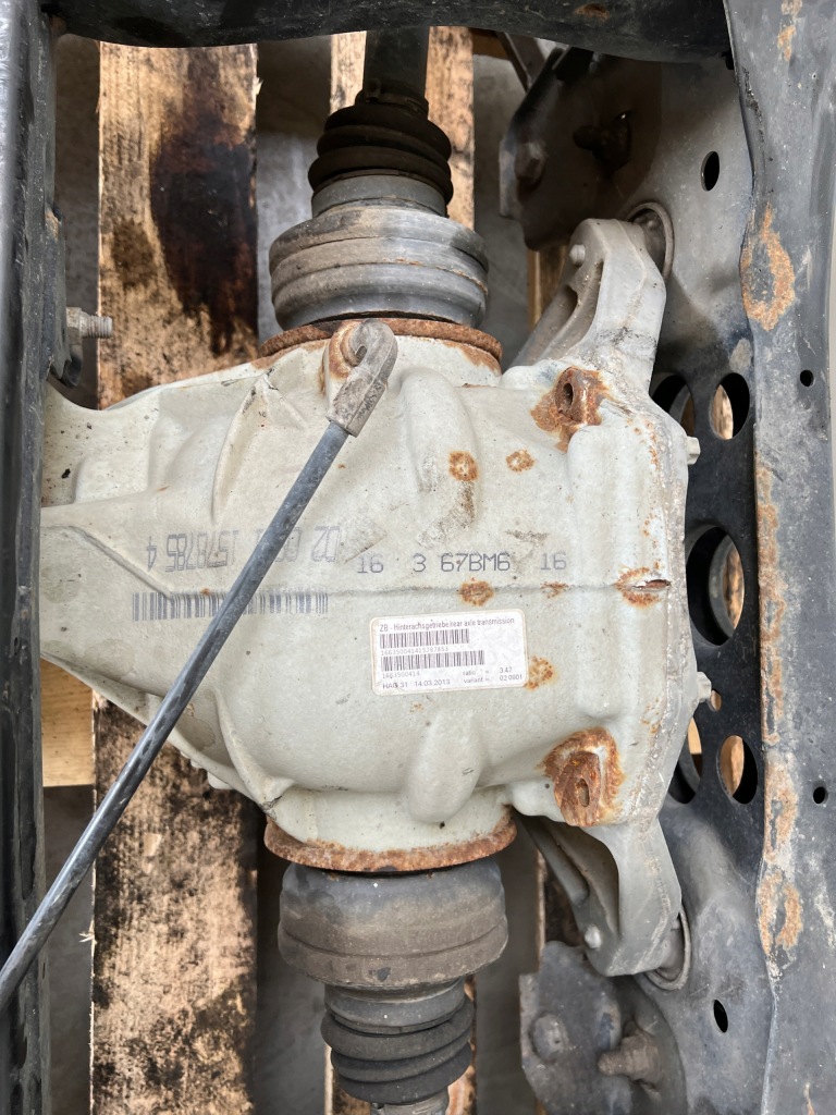 фото №8, Подвеска балка задняя oś подрамник дифференциал задняя mercedes gl ii x166 350 cdi 3,47