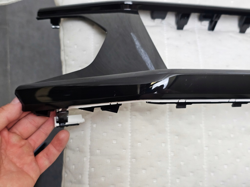 фото №12, Молдинг защита dekor консоли рамка спидометра решётка обдув vw t-cross led