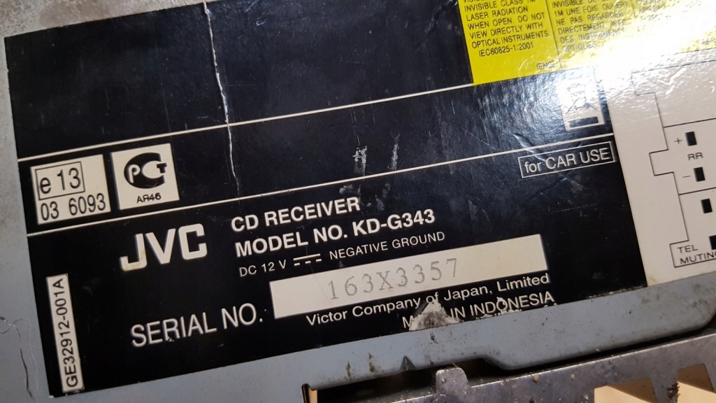 фото №2, Радіо cd jvc ford mondeo mk2