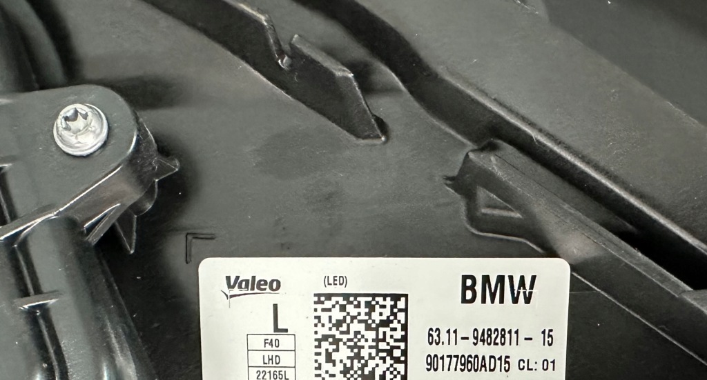 фото №7, Bmw 1 f40 full led адаптивный лампы передние 9482812 9482811 idealne оригинал