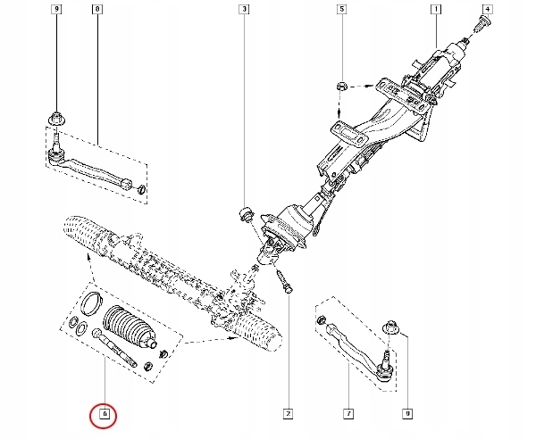 фото №4, Тяга кермовий захист renault laguna iii оригінал