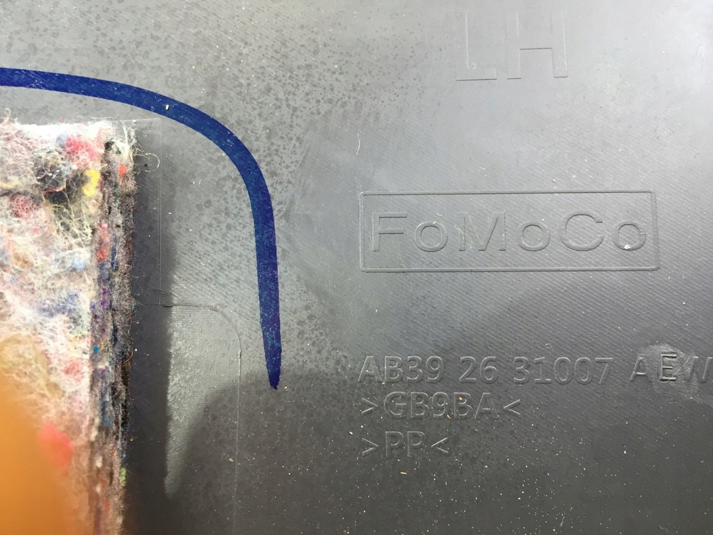 фото №3, Ford ranger iii 2018 защита обшивка стойка задняя