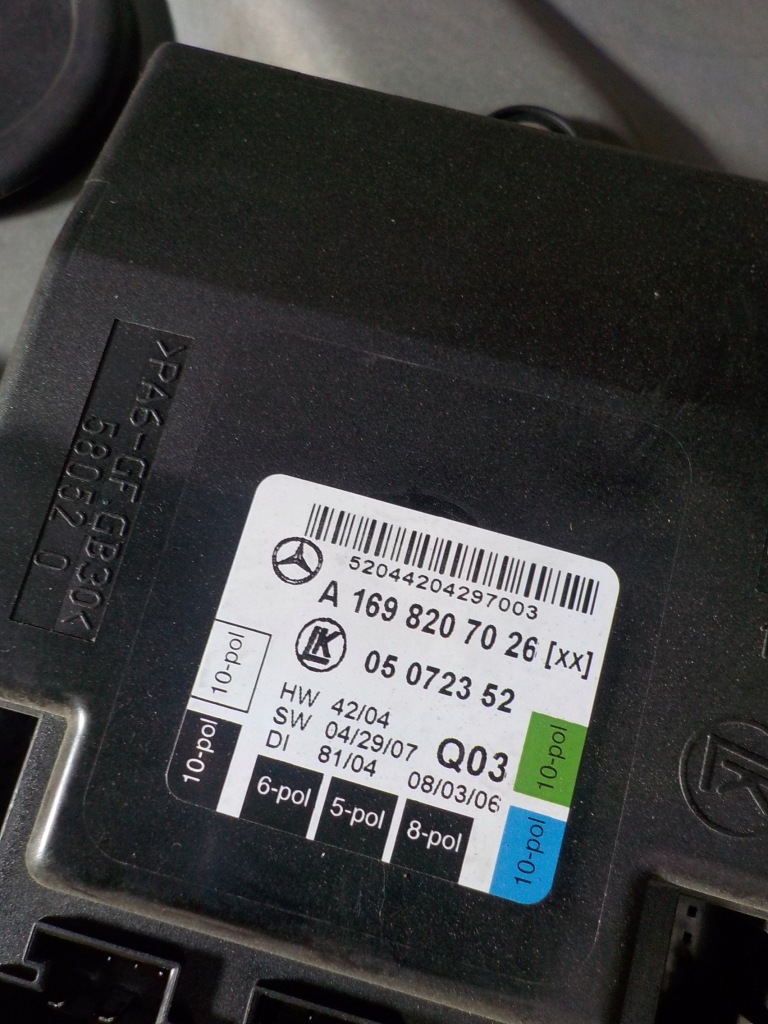 Mercedes b170 1.7b механізм скло p. przed. двері Оригінал