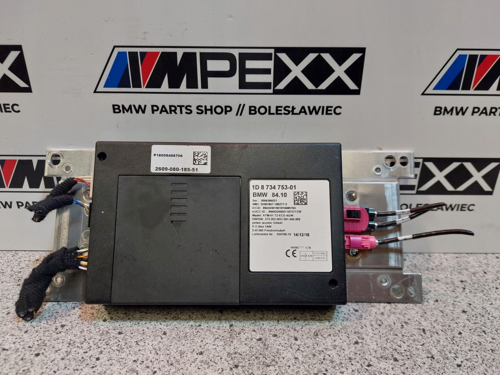 фото №1, Bmw f20 f30 блок керування модуль telematic 8734753