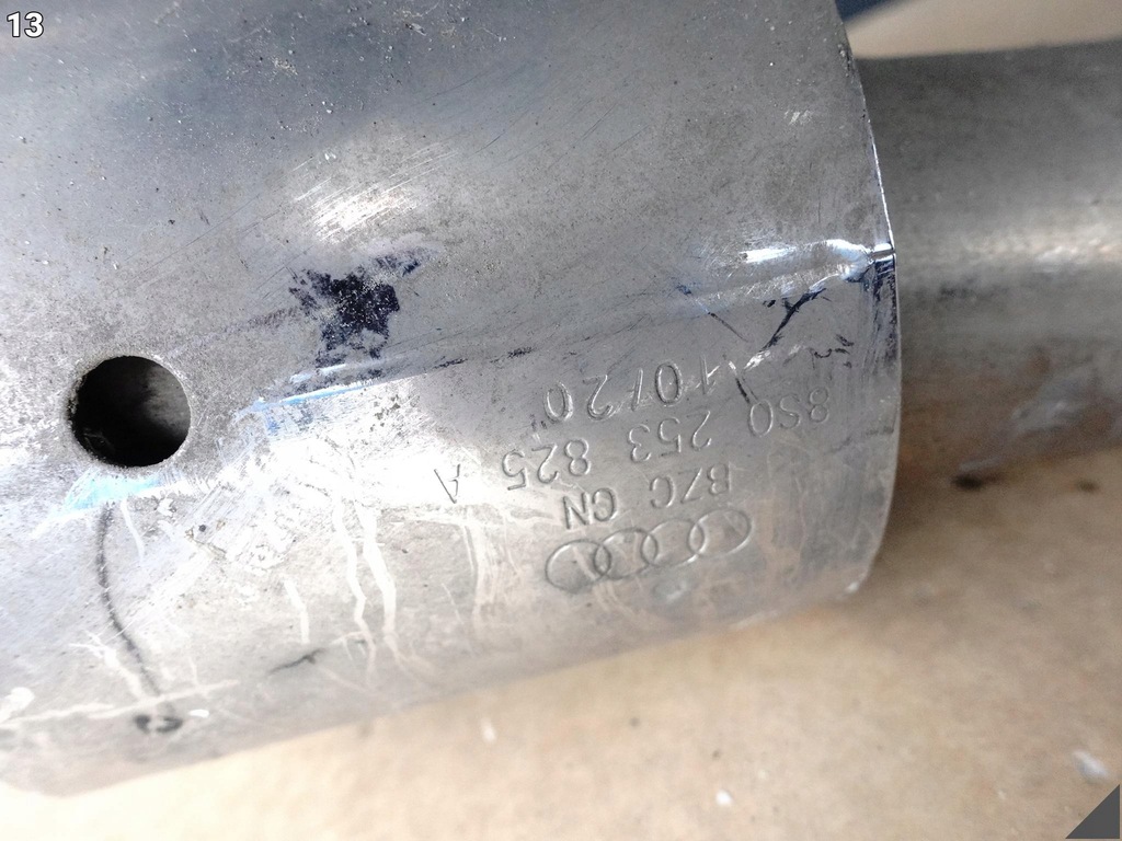 фото №14, Audi a3 s3 8y0 13-20 система випускний вихлоп труба глушники наконечники 5wa253411