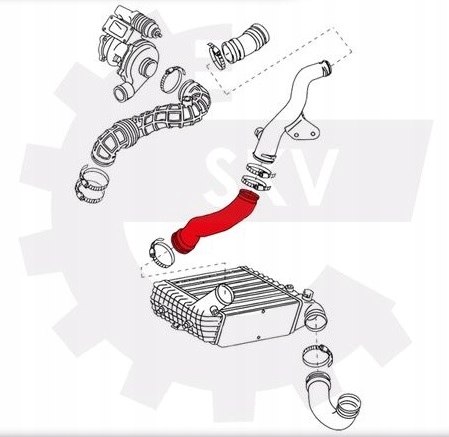 фото №3, Шланг труба интеркулер audi a6 c4 2.5tdi