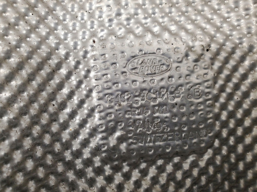 Land rover range rover evoque l538 gj329c141bb накладка теплова вихлоп Зі Шроту