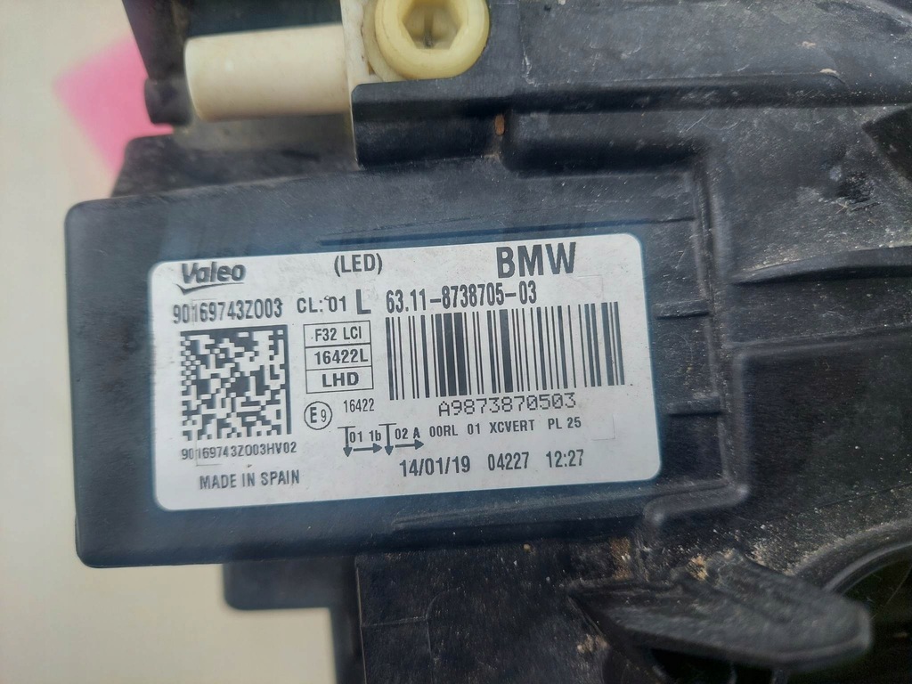 фото №10, Bmw 4 f32 lci lift лампа левая перед адаптивный led